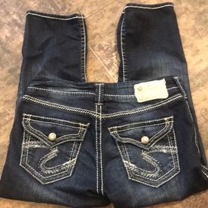 Silver Suki Flap Capri